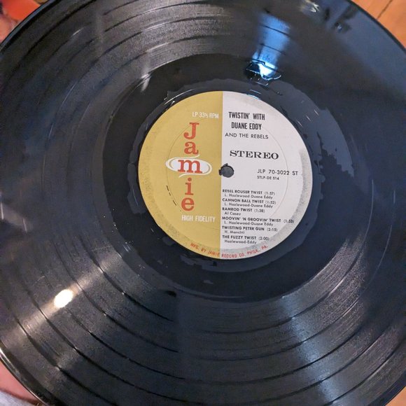 vinyl record #twistin rock music lot 4 albums (Duane Eddy,beatles,Teddy Reynolds - Picture 10 of 10